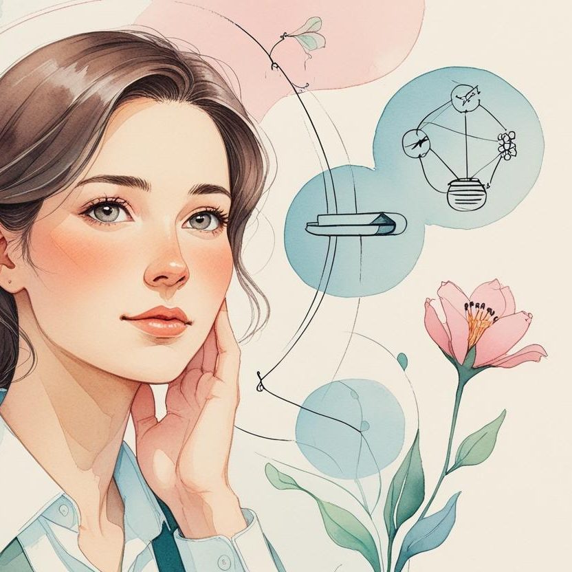 Femme entrepreneuse qui montre ses compétences sur une tablette